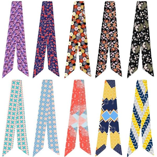 scarves style silk small women fashion scarf hair bag handle decoration tie multifunction hand ribbon 93* 5 cm, Blue;gray
scarves style silk small women fashion scarf hair bag handle decoration tie multifunction hand ribbon 93* 5 cm, Blue;gray