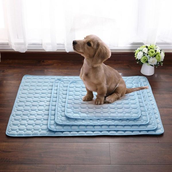 summer pet cooling mat ice silk moisture-proof cushion puppy cat kitten sleeping keep cool bed dog cooler mattress kennels & pens
summer pet cooling mat ice silk moisture-proof cushion puppy cat kitten sleeping keep cool bed dog cooler mattress kennels & pens