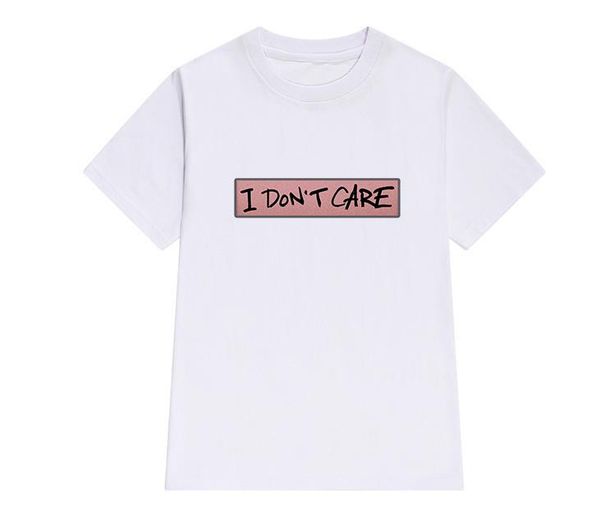women's t-shirt don't care letter printing summer casual funny lady yong girl tee harajuku clothes female camisetas mujer top, White
women's t-shirt don't care letter printing summer casual funny lady yong girl tee harajuku clothes female camisetas mujer top, White