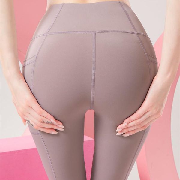 yoga outfit grazie filipeti stitching pocket pants double sided nylon high elastic tight fitting sports tall waist women leggings
yoga outfit grazie filipeti stitching pocket pants double sided nylon high elastic tight fitting sports tall waist women leggings