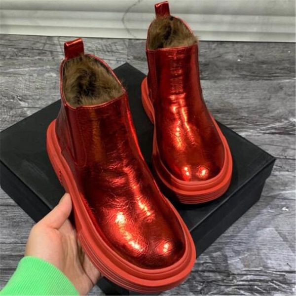 boots 2021 winter women snow plush warm platform cotton shoes ladies leather waterproof fur round head flats booties female red, Black
boots 2021 winter women snow plush warm platform cotton shoes ladies leather waterproof fur round head flats booties female red, Black