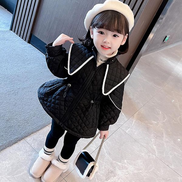 down coat toddler girls cotton clothes 2021 winter fashion big turn collar thick jackets long warm outwear for 2-7yrs, Blue;gray
down coat toddler girls cotton clothes 2021 winter fashion big turn collar thick jackets long warm outwear for 2-7yrs, Blue;gray