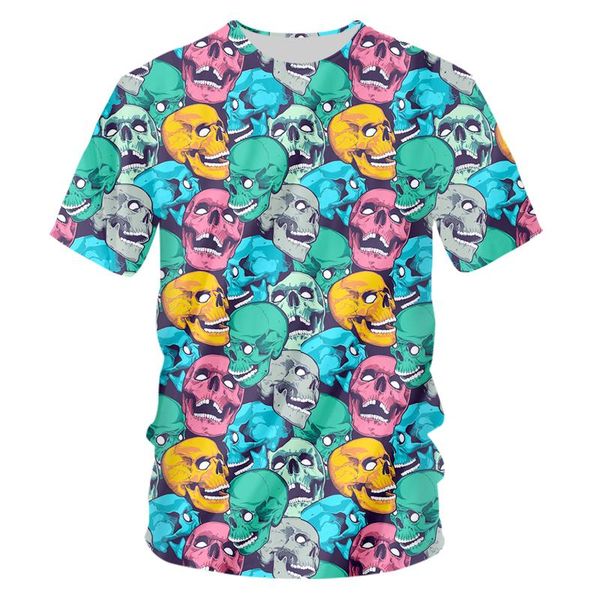men's t-shirts ifpd funny colorful skulls novelty gothic 3d-printed vogue trendy streetwear horror punk style o-neck, White;black
men's t-shirts ifpd funny colorful skulls novelty gothic 3d-printed vogue trendy streetwear horror punk style o-neck, White;black