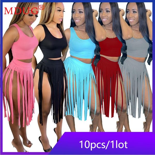 work dresses wholesale items in bulk two piece dress 2021 summer tank tassel skirt fashion solid selling ladies clothes m7036, White;black
work dresses wholesale items in bulk two piece dress 2021 summer tank tassel skirt fashion solid selling ladies clothes m7036, White;black