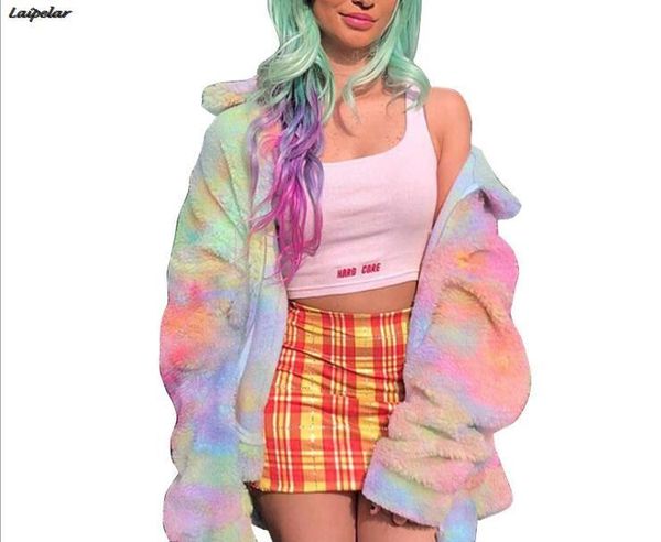 women's jackets laipelar winter rainbow tie dye teddy coats and women streetwear faux fur polar fleece plush oversized hoodie, Black;brown
women's jackets laipelar winter rainbow tie dye teddy coats and women streetwear faux fur polar fleece plush oversized hoodie, Black;brown