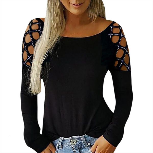 casual fashion crew neck womens shirt hollow out studded long sleeve ladies blousshirt 722, White
casual fashion crew neck womens shirt hollow out studded long sleeve ladies blousshirt 722, White