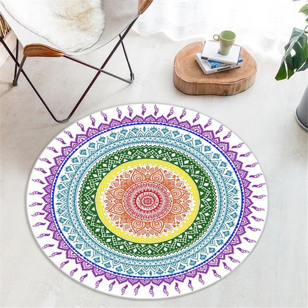 carpets morocco style mandala round rug polyester ethnic geometric floral carpet bedroom anti-slip chair mat bedside doormat
carpets morocco style mandala round rug polyester ethnic geometric floral carpet bedroom anti-slip chair mat bedside doormat