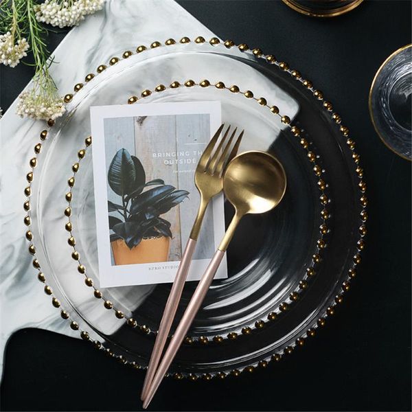 luxury clear glass plate electroplated gold plated retro beaded phnom penh dinner fruit dishes household restaurant 1pcs bowls
luxury clear glass plate electroplated gold plated retro beaded phnom penh dinner fruit dishes household restaurant 1pcs bowls