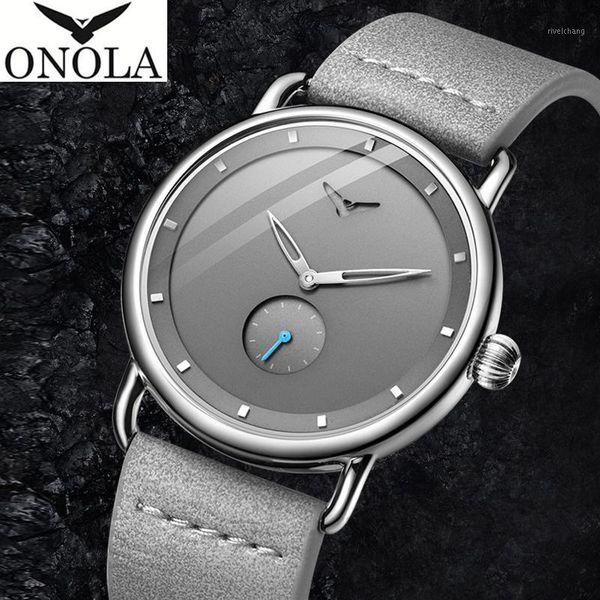 wristwatches onola brand watch men quartz wristwatch simple waterproof leather luxury watches relogio masculino drop, Slivery;brown
wristwatches onola brand watch men quartz wristwatch simple waterproof leather luxury watches relogio masculino drop, Slivery;brown