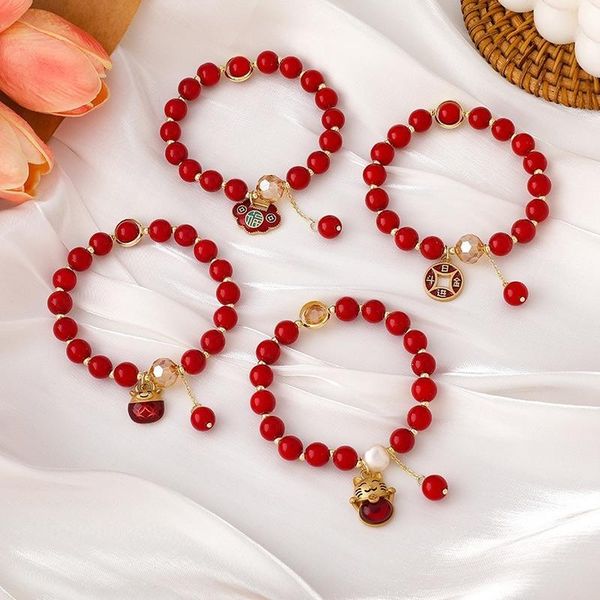 link, chain red beads blessing bull bracelet female retro gift for girlfriend autumn and winter trend jewelry wholesale, Black
link, chain red beads blessing bull bracelet female retro gift for girlfriend autumn and winter trend jewelry wholesale, Black