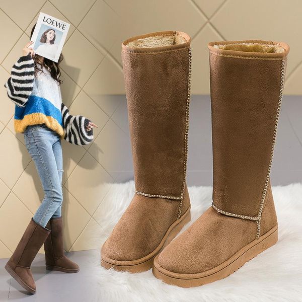 boots calf high flat ladies deerskin leather suede matte snow shoes warm winter boots35-41 women, Black
boots calf high flat ladies deerskin leather suede matte snow shoes warm winter boots35-41 women, Black