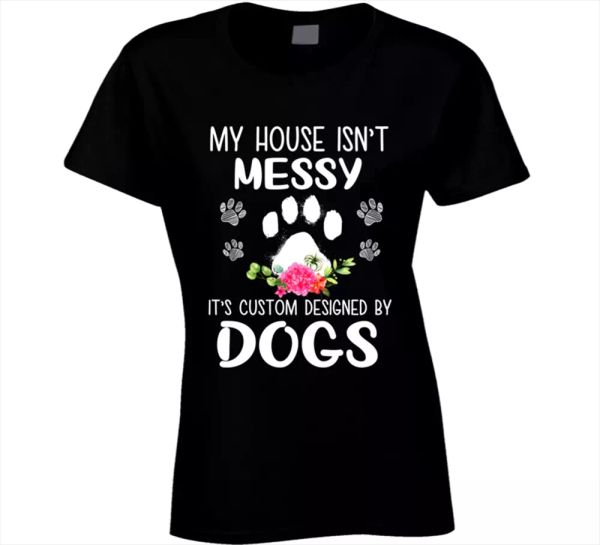 my house is custom designed by dogs tees vector logo pet flower ladies t shirt, White;black
my house is custom designed by dogs tees vector logo pet flower ladies t shirt, White;black