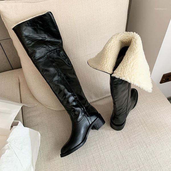 boots aiyoway 2021 arrival snow over the knee genuine leather pu thick heels round toe warm party shoes size 401, Black
boots aiyoway 2021 arrival snow over the knee genuine leather pu thick heels round toe warm party shoes size 401, Black