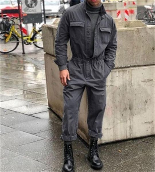 men's tracksuits winter autumn fashion casual men clothing solid long sleeve loose pants stand collarca outfit set, Gray
men's tracksuits winter autumn fashion casual men clothing solid long sleeve loose pants stand collarca outfit set, Gray