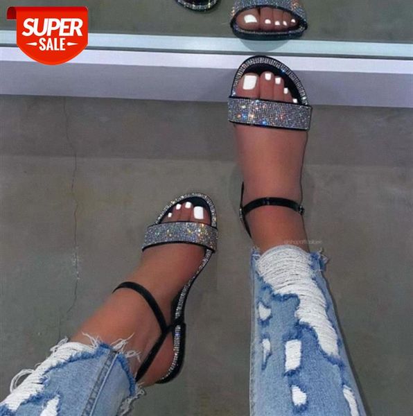 large size women's shoes 43 rhinestone flat sandals and slippers women beach ladies #y52h, Black
large size women's shoes 43 rhinestone flat sandals and slippers women beach ladies #y52h, Black