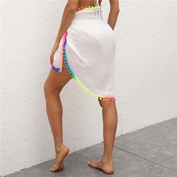 women's swimwear women song wrap skirt summer beach cover up one-piece dress pareo scarf cover-up wear tassel bikinis cover-ups skirts, White;black
women's swimwear women song wrap skirt summer beach cover up one-piece dress pareo scarf cover-up wear tassel bikinis cover-ups skirts, White;black