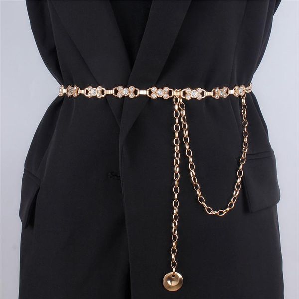 belts fashion tassel rhinestone waist metal chain woman for dress decorative fine strap femal accessories, Black;brown
belts fashion tassel rhinestone waist metal chain woman for dress decorative fine strap femal accessories, Black;brown