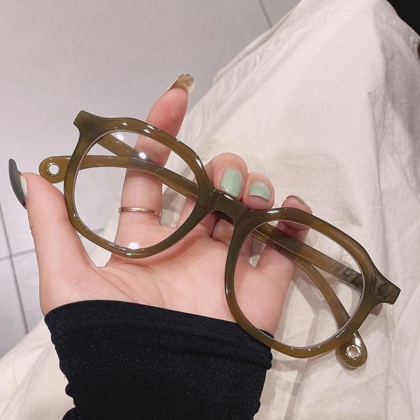 fashion sunglasses frames 2021 cute jelly color anti-blue glasses frame women vintage big optical transparent eyeglasses female spectacles o, Black
fashion sunglasses frames 2021 cute jelly color anti-blue glasses frame women vintage big optical transparent eyeglasses female spectacles o, Black