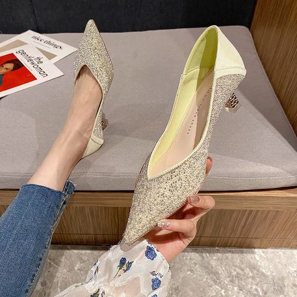 luxury dress shoes 2140-3 high heels 2021 thin heel pointed toe overshoot single sho women's wedding banquet with women, Black
luxury dress shoes 2140-3 high heels 2021 thin heel pointed toe overshoot single sho women's wedding banquet with women, Black