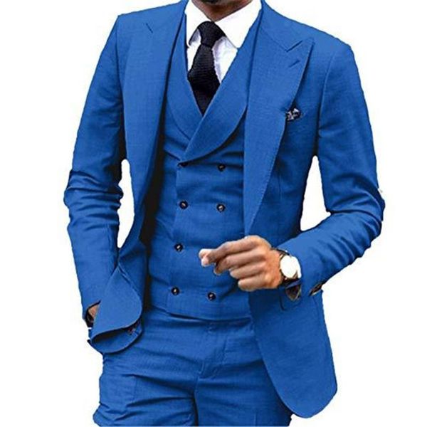 men's suits & blazers royal blue smoking business mens peaked lapel jacket+double breasted vest+pants formal evening party prom dress, White;black
men's suits & blazers royal blue smoking business mens peaked lapel jacket+double breasted vest+pants formal evening party prom dress, White;black