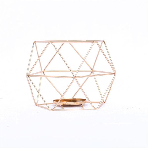 candle holders nordic wrought iron geometric holder decoration scented home