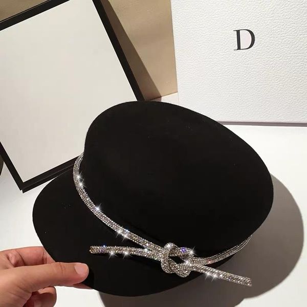 stingy brim hats winter hat for women wool stones solid sailors warm fashion female octagonal black visors cap wholesale berets, Blue;gray
stingy brim hats winter hat for women wool stones solid sailors warm fashion female octagonal black visors cap wholesale berets, Blue;gray