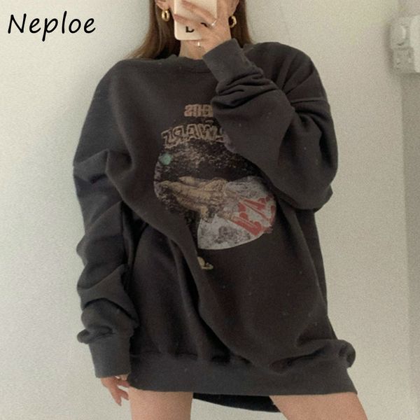 neploe hong kong style cartoon pattern hoody autumn new loose long sleeve jackets women o-neck simple pullovers hoodies 1g751 210423, Black
neploe hong kong style cartoon pattern hoody autumn new loose long sleeve jackets women o-neck simple pullovers hoodies 1g751 210423, Black