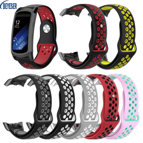 watch bands double color silicone strap for samsung gear fit 2 sport band replacement bracelet watchband wristband, Black;brown
watch bands double color silicone strap for samsung gear fit 2 sport band replacement bracelet watchband wristband, Black;brown