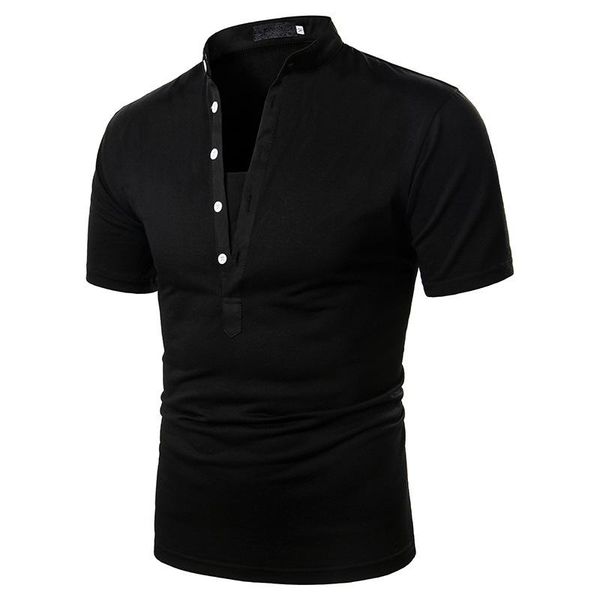 men's polos v-neck shirt summer breathable quick-drying solid color casual short-sleeved t-shirt high-end fashion clothing, White;black
men's polos v-neck shirt summer breathable quick-drying solid color casual short-sleeved t-shirt high-end fashion clothing, White;black