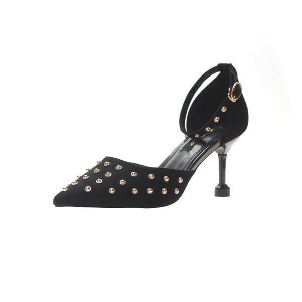 dress shoes fashion pointed toe party pumps ladies zapatos de mujer high heels women ankle strap stiletto sandals, Black
dress shoes fashion pointed toe party pumps ladies zapatos de mujer high heels women ankle strap stiletto sandals, Black