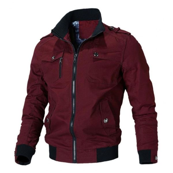 men's jackets 2021 fashion solid color men jacket stand collar slim multi pockets zipper coat for daily wear home outdoor drop, Black;brown
men's jackets 2021 fashion solid color men jacket stand collar slim multi pockets zipper coat for daily wear home outdoor drop, Black;brown