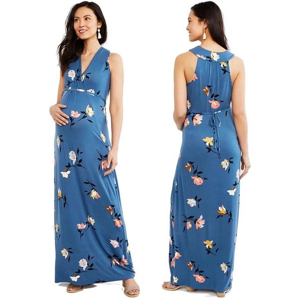 maternity dresses casual summer long pregnancy floral print clothes for pregnant women off shoulder gown dress, White
maternity dresses casual summer long pregnancy floral print clothes for pregnant women off shoulder gown dress, White