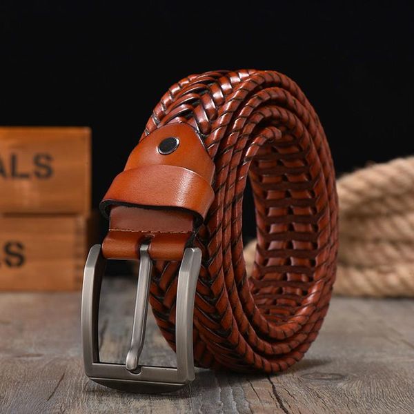 belts braided cinturones men's woven belt luxury genuine leather cow straps hand knitted designer men for jeans girdle male, Black;brown
belts braided cinturones men's woven belt luxury genuine leather cow straps hand knitted designer men for jeans girdle male, Black;brown