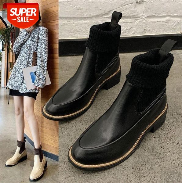 women's thick-heeled short boots all-match socks british style thick-soled sponge cake ins net red martin #8w5w
women's thick-heeled short boots all-match socks british style thick-soled sponge cake ins net red martin #8w5w