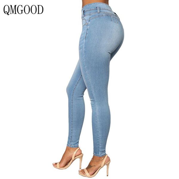 women's jeans qmgood 2021 spring skinny waist woman denim pencil pants stretch blue fashion female trousers
women's jeans qmgood 2021 spring skinny waist woman denim pencil pants stretch blue fashion female trousers