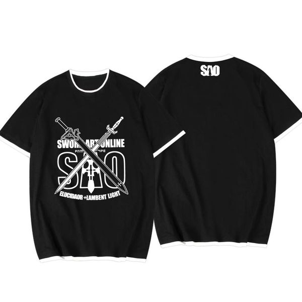 men's t-shirts anime sword art online t-shirt sao black white t shirt plus size tees summer mens short sleeve tshirt boys clothes, White;black
men's t-shirts anime sword art online t-shirt sao black white t shirt plus size tees summer mens short sleeve tshirt boys clothes, White;black