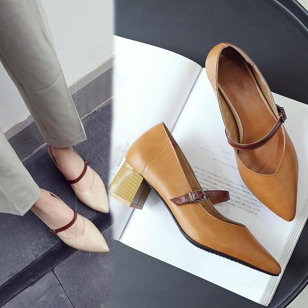 dress shoes pointed toe shallow woman retro thick high heels 34-43 wooden heel belt buckle pumps trendy femme french zapatos mujer2021, Black
dress shoes pointed toe shallow woman retro thick high heels 34-43 wooden heel belt buckle pumps trendy femme french zapatos mujer2021, Black