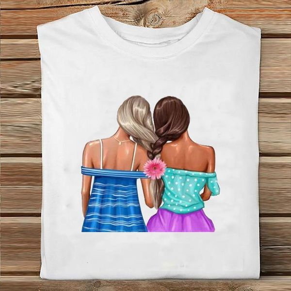 short sleeve sister friends cute womens t shirts trend floral style cartoon clothes print female tee ladies graphic shirt, White
short sleeve sister friends cute womens t shirts trend floral style cartoon clothes print female tee ladies graphic shirt, White