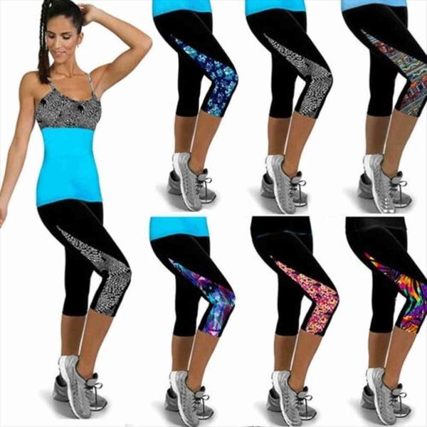printed slim gym workout women pants 3 4 trousers casual sports cropped, Black;white
printed slim gym workout women pants 3 4 trousers casual sports cropped, Black;white