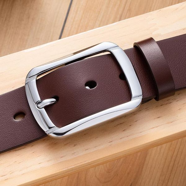 belts men's leather belt cowhide fashion simple business pin buckle cow genuine luxury designer 2021 waistband male, Black;brown
belts men's leather belt cowhide fashion simple business pin buckle cow genuine luxury designer 2021 waistband male, Black;brown