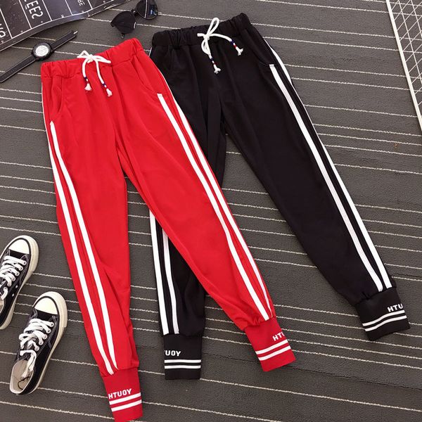 women's pants & capris striped women's jogging pants, pants for women spring and autumn black n45 khcv, Black;white
women's pants & capris striped women's jogging pants, pants for women spring and autumn black n45 khcv, Black;white