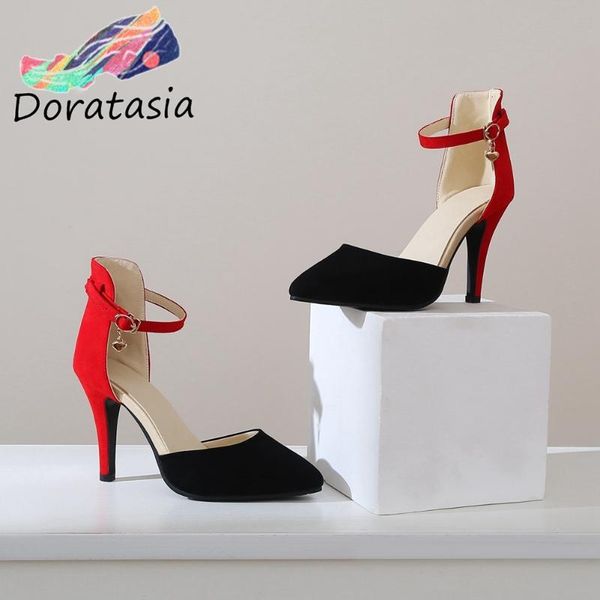 dress shoes doratasia girl high heels sandals classic mixed-color summer women elegant shallow pointed toe woman, Black
dress shoes doratasia girl high heels sandals classic mixed-color summer women elegant shallow pointed toe woman, Black