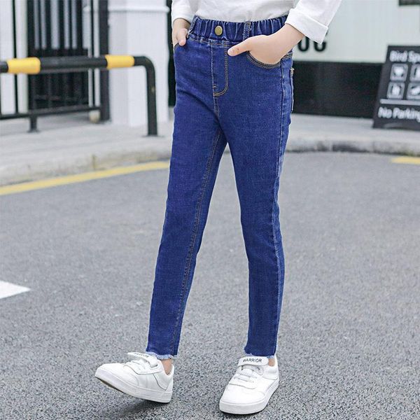 girls jeans 2021 spring autumn casual skinny denim trousers chirdren fashion slim straight elastic waist soft pants teens, Blue
girls jeans 2021 spring autumn casual skinny denim trousers chirdren fashion slim straight elastic waist soft pants teens, Blue