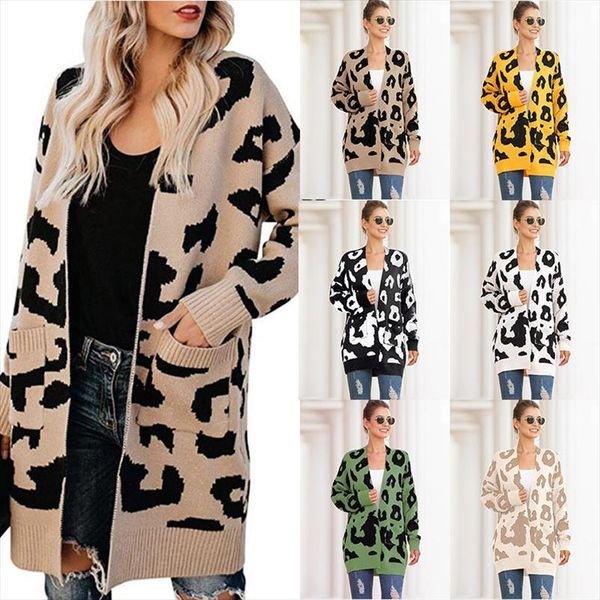 for women cardigan turtleneck womens sweaters autumn mid length double pocket leopard print winter clothes mmy219218, White;black
for women cardigan turtleneck womens sweaters autumn mid length double pocket leopard print winter clothes mmy219218, White;black