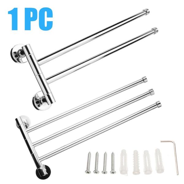 towel racks 1pcs wall mounted swivel holder 2/3/4 swing arm rack space saving bar rails bathroom supllies
towel racks 1pcs wall mounted swivel holder 2/3/4 swing arm rack space saving bar rails bathroom supllies