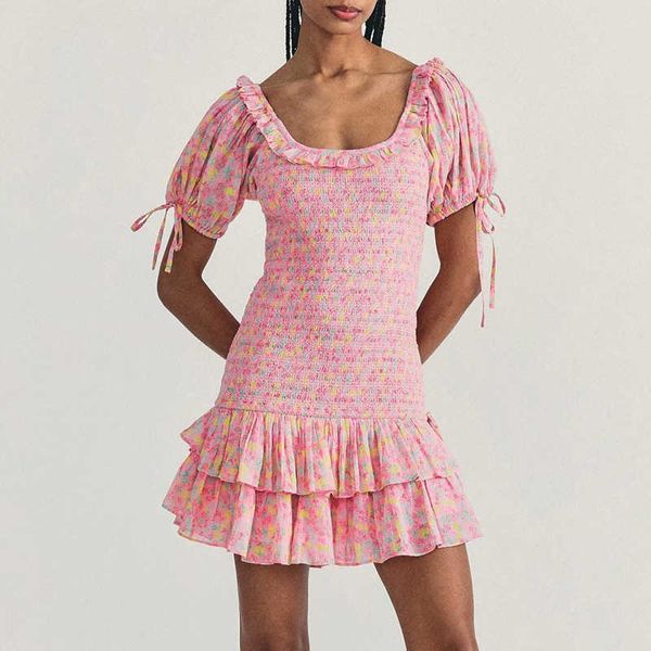 dress summer small floral stretch chest elegant chic women dress fashion casual street youth pink 210601, Black;gray
dress summer small floral stretch chest elegant chic women dress fashion casual street youth pink 210601, Black;gray