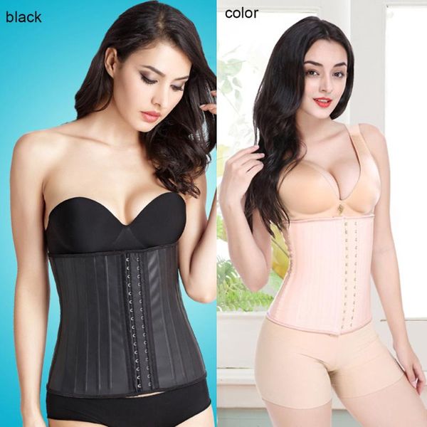 women's shapers 25 steel boned waist trainer cincher latex underbust corset waste tummy control waisttrainer slimming sheath belly wait, Black;white
women's shapers 25 steel boned waist trainer cincher latex underbust corset waste tummy control waisttrainer slimming sheath belly wait, Black;white