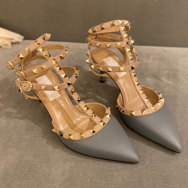 summer new layer cowhide high-heel buckle sandals european and american fashion catwalk women's shoes rivet shoe list, Black
summer new layer cowhide high-heel buckle sandals european and american fashion catwalk women's shoes rivet shoe list, Black