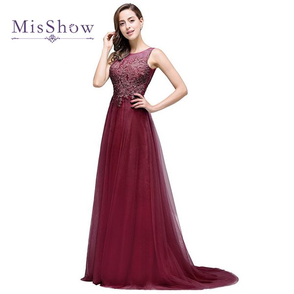 vestido de festa backless long evening dresses appliques lace tulle dress formal gowns prom party dress cps383, Black;red
vestido de festa backless long evening dresses appliques lace tulle dress formal gowns prom party dress cps383, Black;red