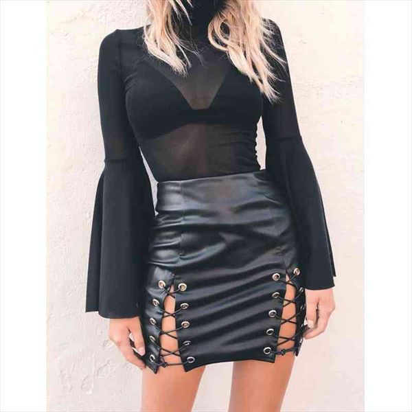 cross pencil skirt women elegant hollow out short skirt autumn pu leather casual split high waist bodycon black
cross pencil skirt women elegant hollow out short skirt autumn pu leather casual split high waist bodycon black